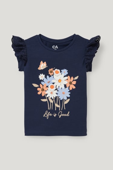 Toddler Girls - T-shirt - donkerblauw