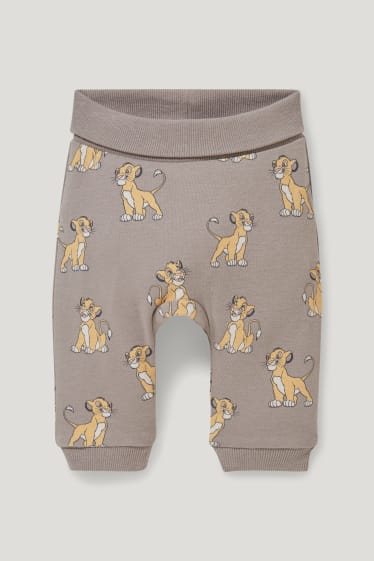 Baby Boys - The Lion King - baby-outfit - 3-delig - grijs-bruin