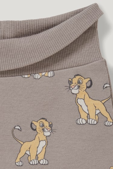 Baby Boys - The Lion King - baby-outfit - 3-delig - grijs-bruin