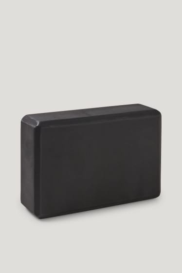 Donna - Blocco yoga - 23 x 15 x 7,5 cm - nero