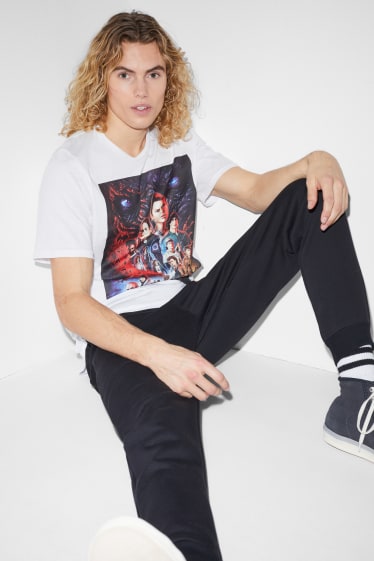 Clockhouse homme - CLOCKHOUSE - T-shirt - Stranger Things - blanc