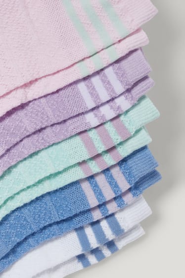 Filles - Lot de 5 paires - chaussettes - rose