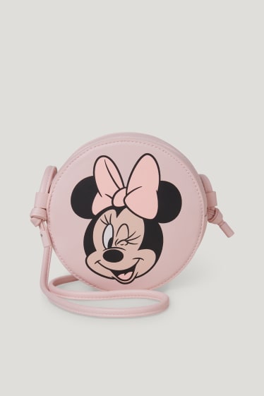Kids Girls - Minnie Mouse - small shoulder bag - faux leather - rose