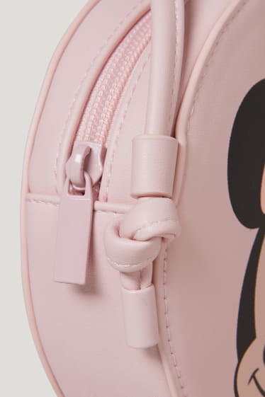 Kids Girls - Minnie Mouse - small shoulder bag - faux leather - rose