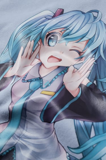 Kids Girls - Hatsune Miku - Hoodie - hellblau