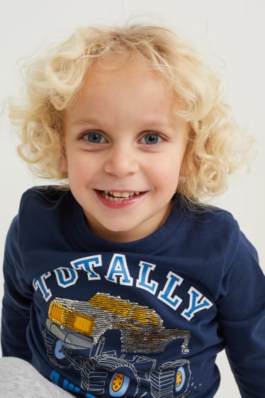 Toddler Boys - Long sleeve top - shiny - dark blue