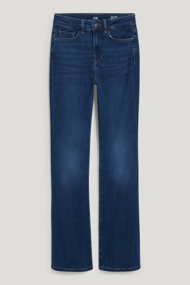 Mujer - Bootcut jeans - high waist - LYCRA® - reciclados - vaqueros - azul
