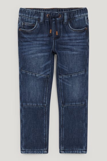 Toddler Boys - Slim jeans - jeans termici - jeans blu scuro