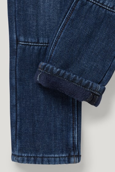 Toddler Boys - Slim jeans - jeans termici - jeans blu scuro