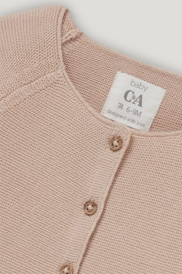 Baby Girls - Cardigan per neonate - beige