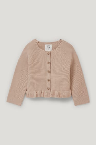 Baby Girls - Cardigan per neonate - beige