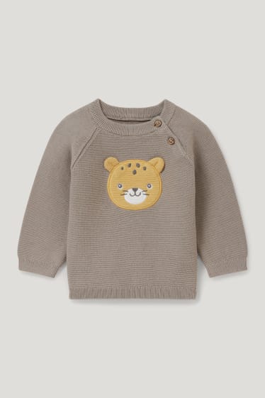 Baby Boys - Babyoutfit - 2-delig - grijs