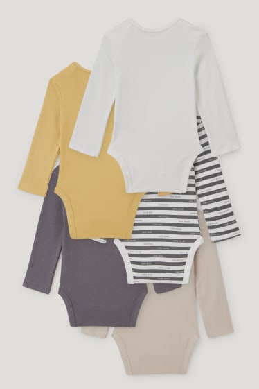 Online exclusive - Multipack of 5 - baby bodysuit - cremewhite