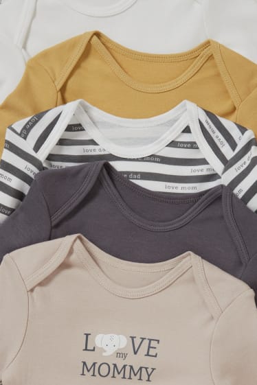 Online exclusive - Multipack of 5 - baby bodysuit - cremewhite