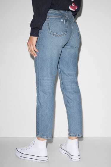 Clockhouse Girls - CLOCKHOUSE - Mom Jeans - High Waist - jeans-blau