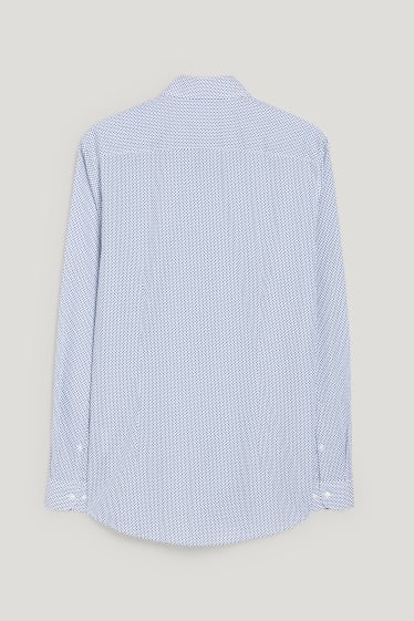 Herren - Businesshemd - Slim Fit - Kent - bügelleicht - hellblau