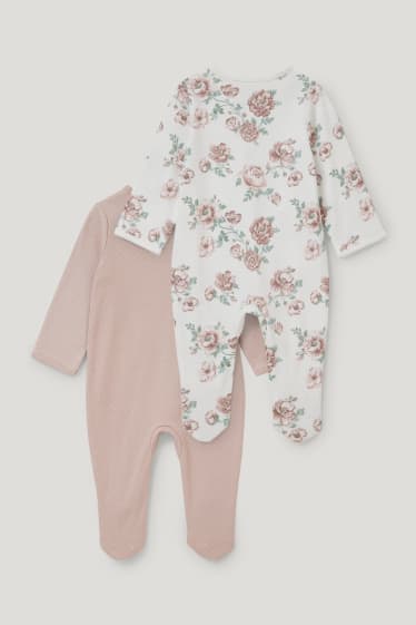 Baby Girls - Multipack 2er - Baby-Schlafanzug - rosa