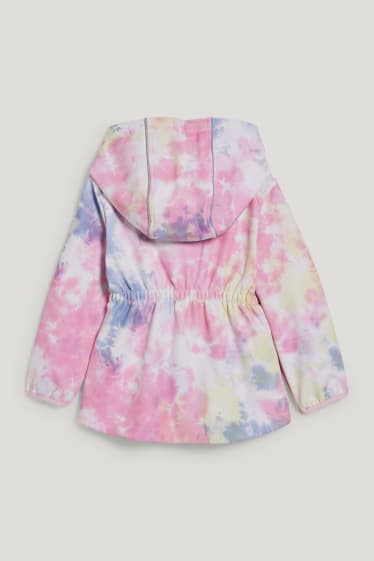 Filles - Veste souple à capuche - rose