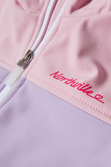Toddler Girls - Softshelljacke mit Kapuze - rosa