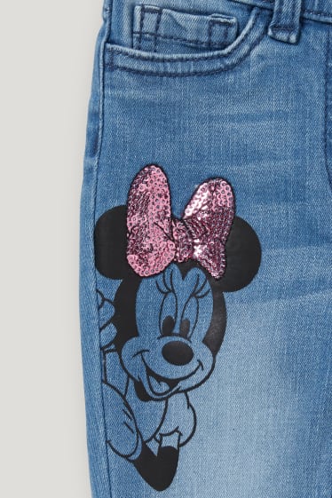 Filles - Minnie Mouse - jegging jean - jean bleu