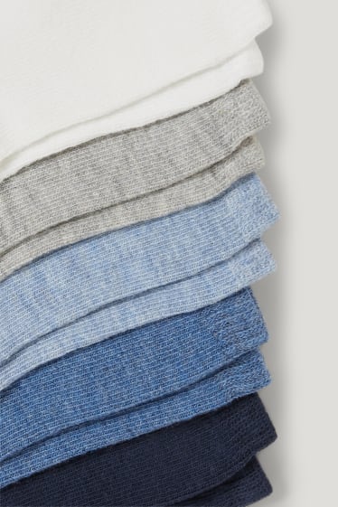 Bébé garçons - Lot de 10 - chaussettes bébé - bleu foncé