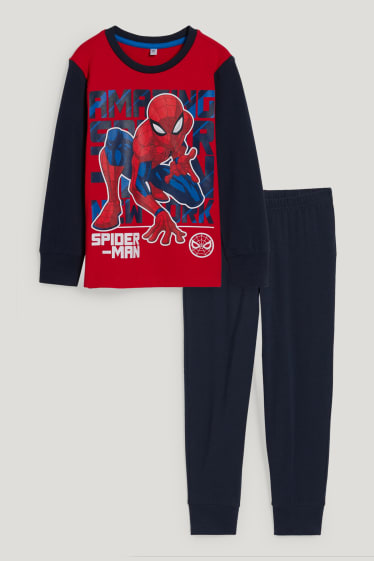 Batolata chlapci - Spider-Man - pyžamo - 2dílné - červená