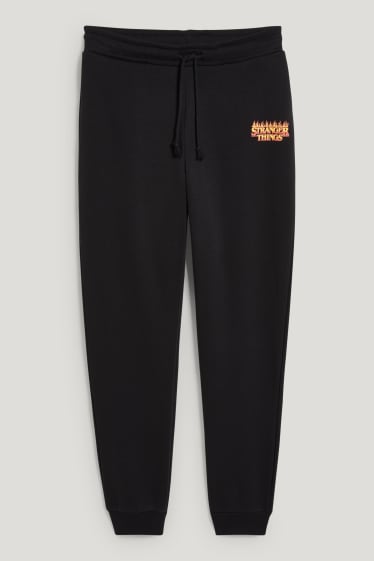 Clockhouse nen - CLOCKHOUSE - pantalons de xandall - Stranger Things - negre