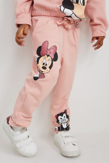 Toddler Girls - Minnie Mouse - joggingbroek - fuchsiarood