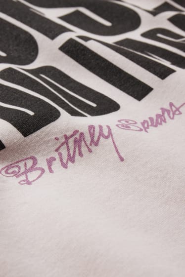 Clockhouse femme - CLOCKHOUSE - sweat raccourci - Britney Spears - rose