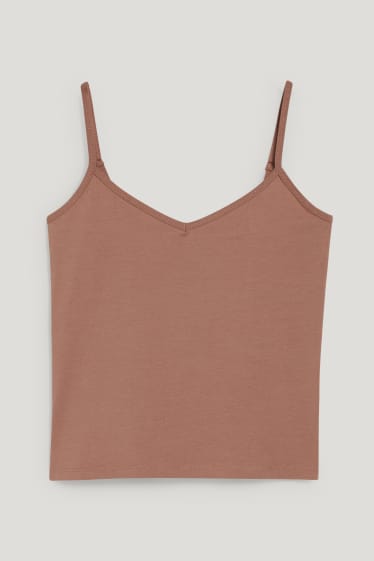 Clockhouse femme - CLOCKHOUSE - Recover™ - haut - marron