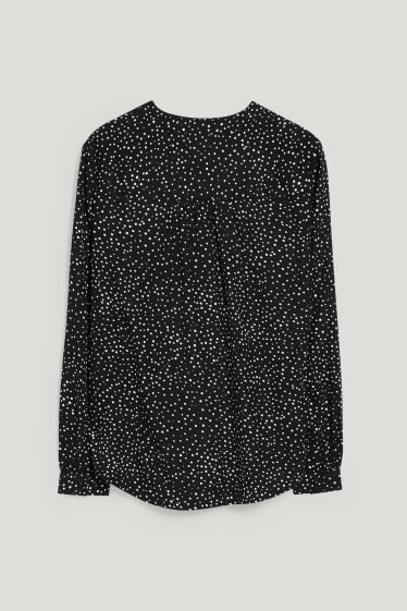 Femmes - Chemisier - à pois - noir