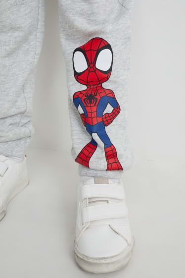 Toddler Boys - Marvel - pantaloni de trening - gri deschis melanj