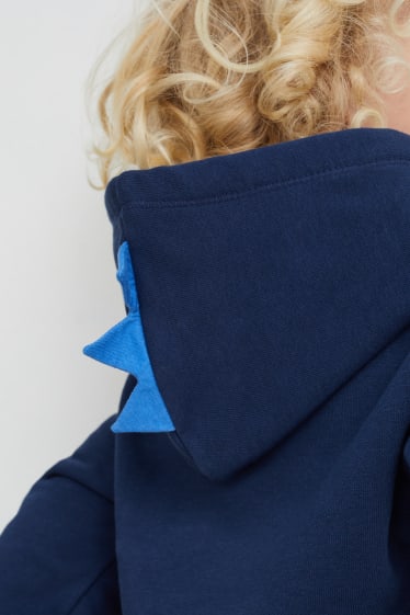 Garçons - Ensemble - sweat à capuche et pantalon de jogging - deux pièces - bleu foncé
