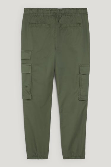 Clockhouse Boys - Cargohose - Slim Fit - grün