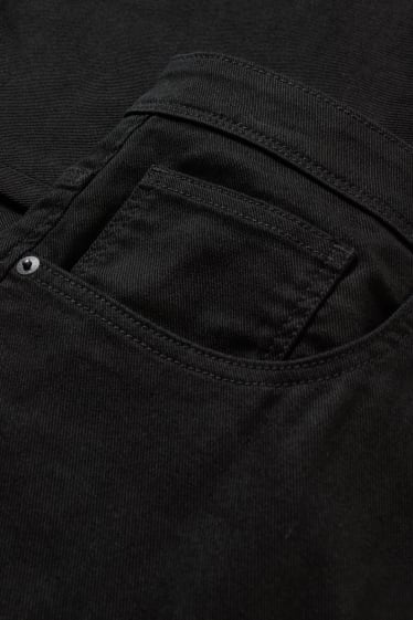 Pánské XL - Kalhoty - regular fit - černá