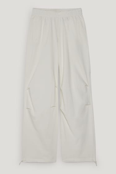 Exclusivo online - CLOCKHOUSE - pantalón de deporte - blanco roto