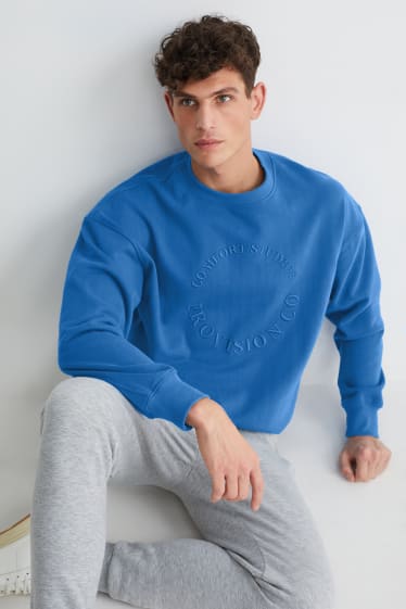 Hommes - Sweat - bleu