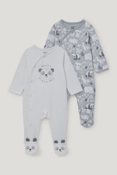 Bébé garçons - Lot de 2 - pyjamas bébé - blanc