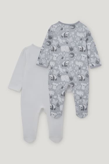 Bébé garçons - Lot de 2 - pyjamas bébé - blanc