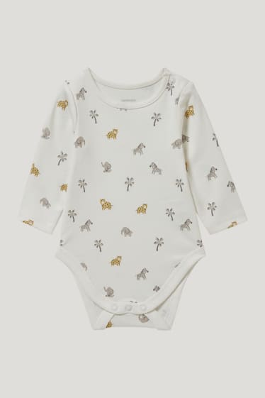 Baby Boys - Compleu bebeluși - 3 piese - alb-crem