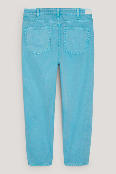 Donna - CLOCKHOUSE - mom jeans - vita alta - turchese