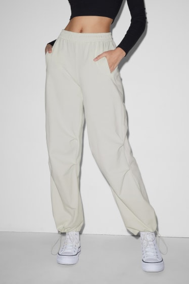 Exclusivo online - CLOCKHOUSE - pantalón de deporte - blanco roto