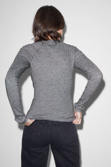 Clockhouse femme - CLOCKHOUSE - pull - gris chiné