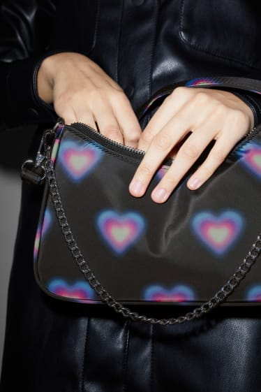Clockhouse femme - CLOCKHOUSE - petit sac d’épaule - noir