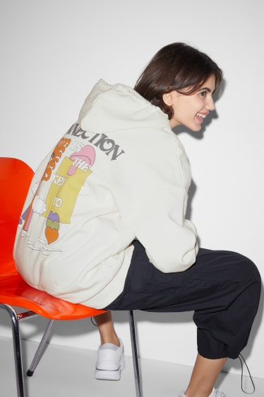 Clockhouse Girls - CLOCKHOUSE - Hoodie - cremeweiß