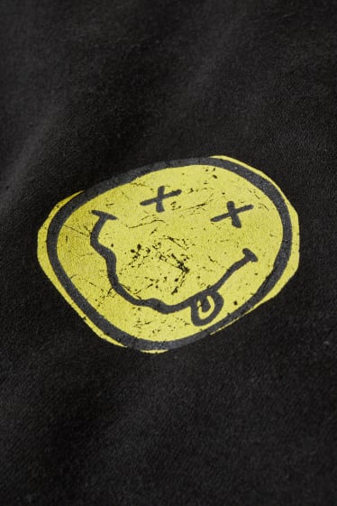 Clockhouse Girls - CLOCKHOUSE - sweatshirt - met gerecycled katoen - Nirvana - zwart
