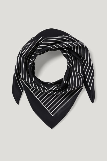 Mujer - Pañuelo - estampado - negro