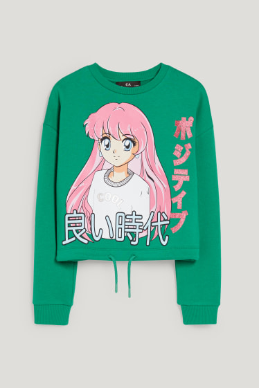 Filles - Sweat - vert