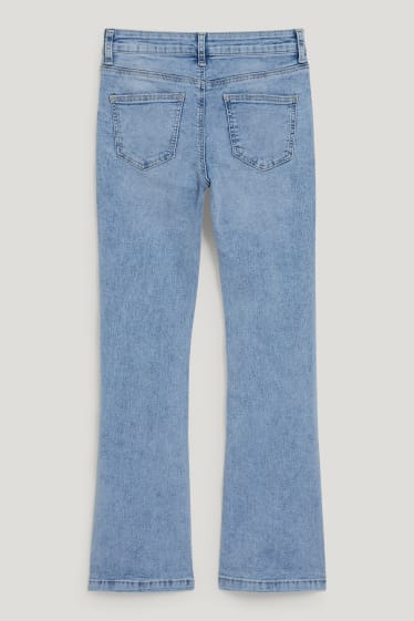 Niñas - Flare jeans - vaqueros - azul claro