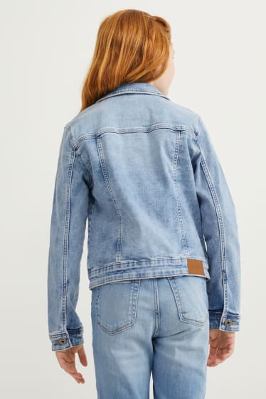 Kids Girls - Denim jacket - denim-light blue